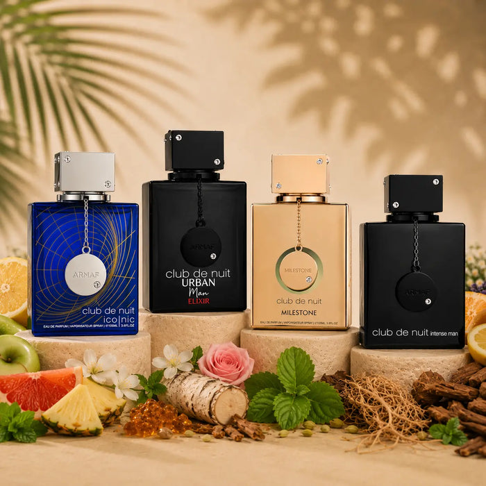 Armaf Club De Nuit Discovery Set - 10ml Decants (Iconic, Intense Man Pure Parfum, Milestone & Urban Man Elixir)