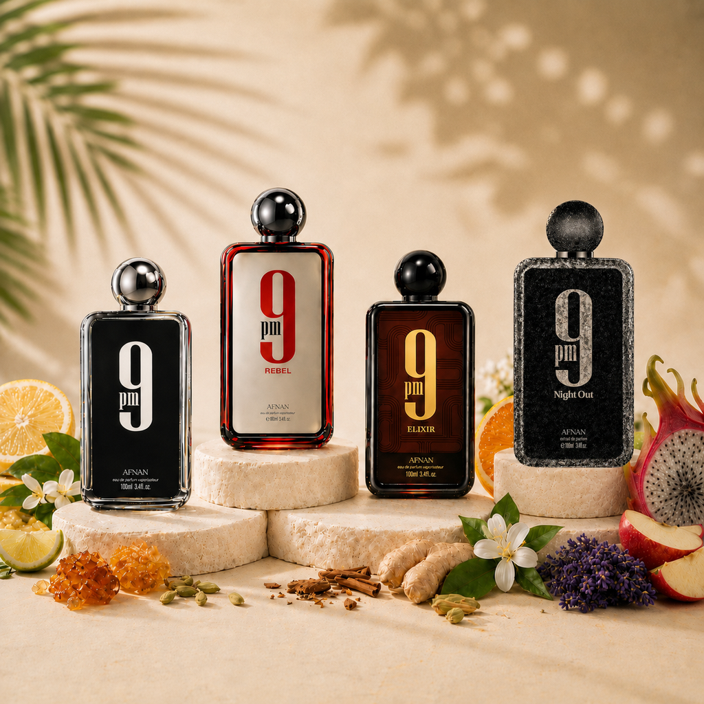 Afnan 9PM Series Decant Discovery Set - 10ml Decants (OG, Elixir & Rebel)