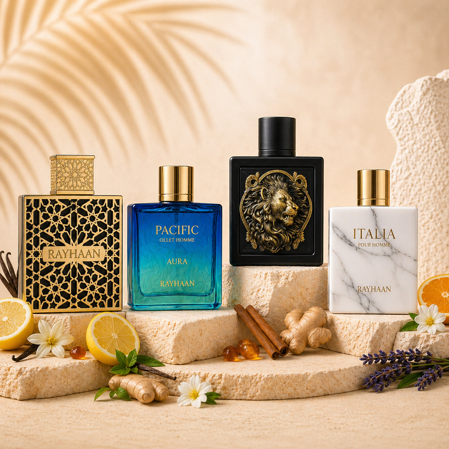 Rayhaan Decant Discovery Set – 10ml Decants (Elixir, Lion & Italia)