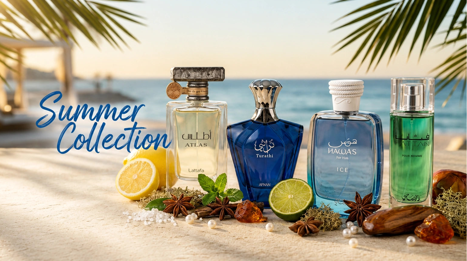 summer decant collection by essentra perfumes banner